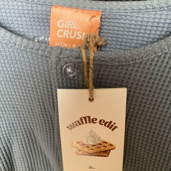 ORGANIC WAFFLE TOP new with tags - Picture 6 of 6